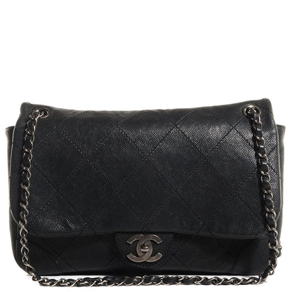 Chanel Caviar Outdoor Ligne Flap Black 1 of 8