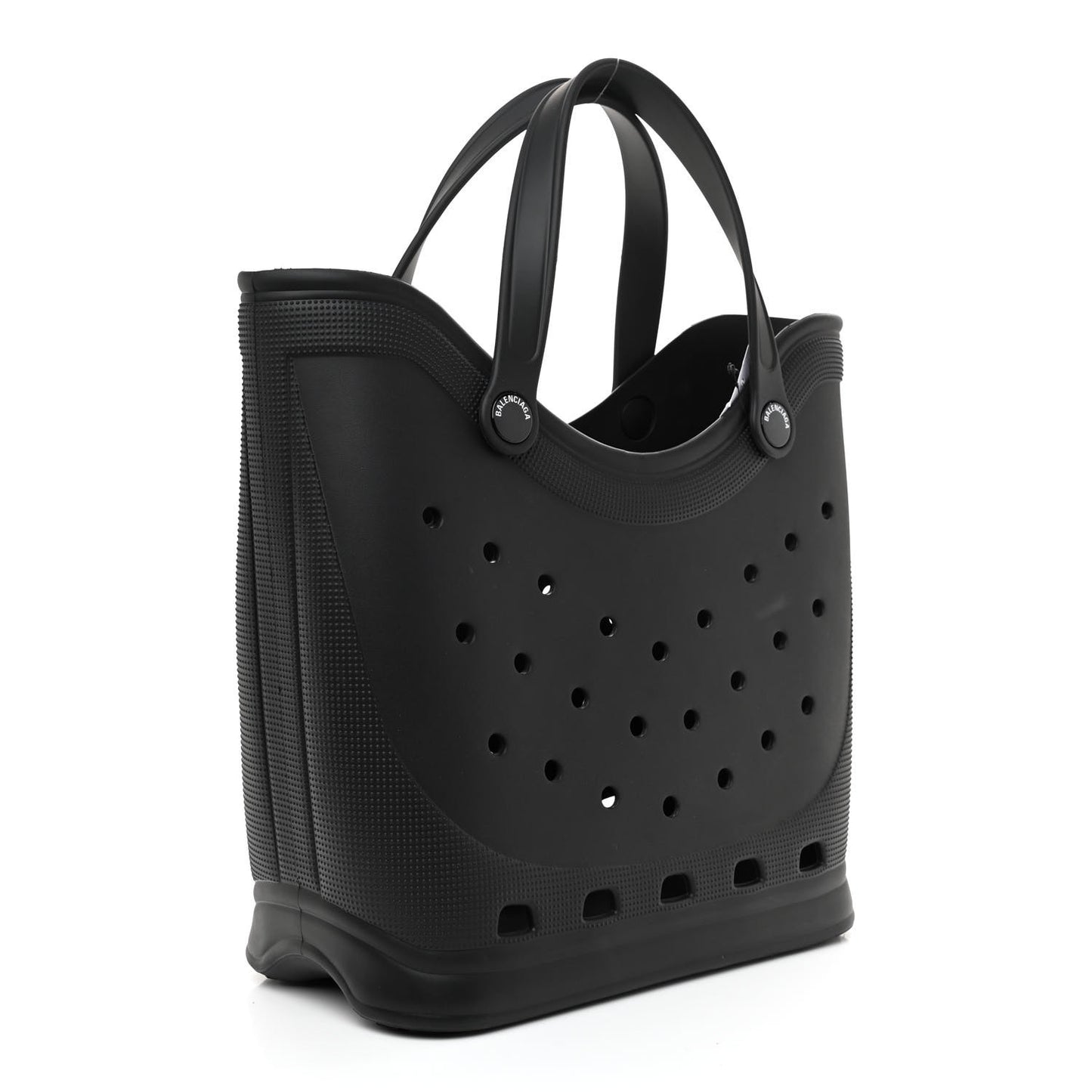 X CROCS Rubber Large Tote Black