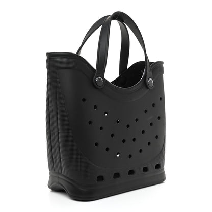 Balenciaga X CROCS Rubber Large Tote Black 3 of 7