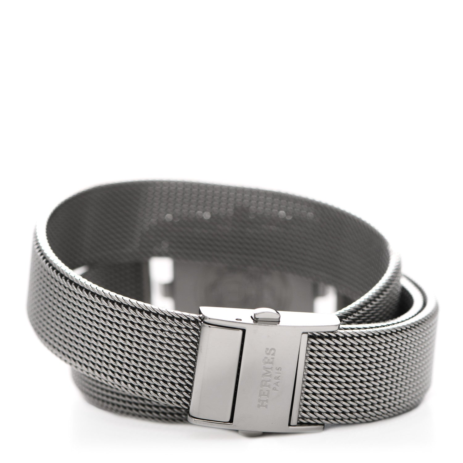 Hermes Stainless Steel 23mm Cape Cod Double Tour Quartz Watch Silver 3 of 5
