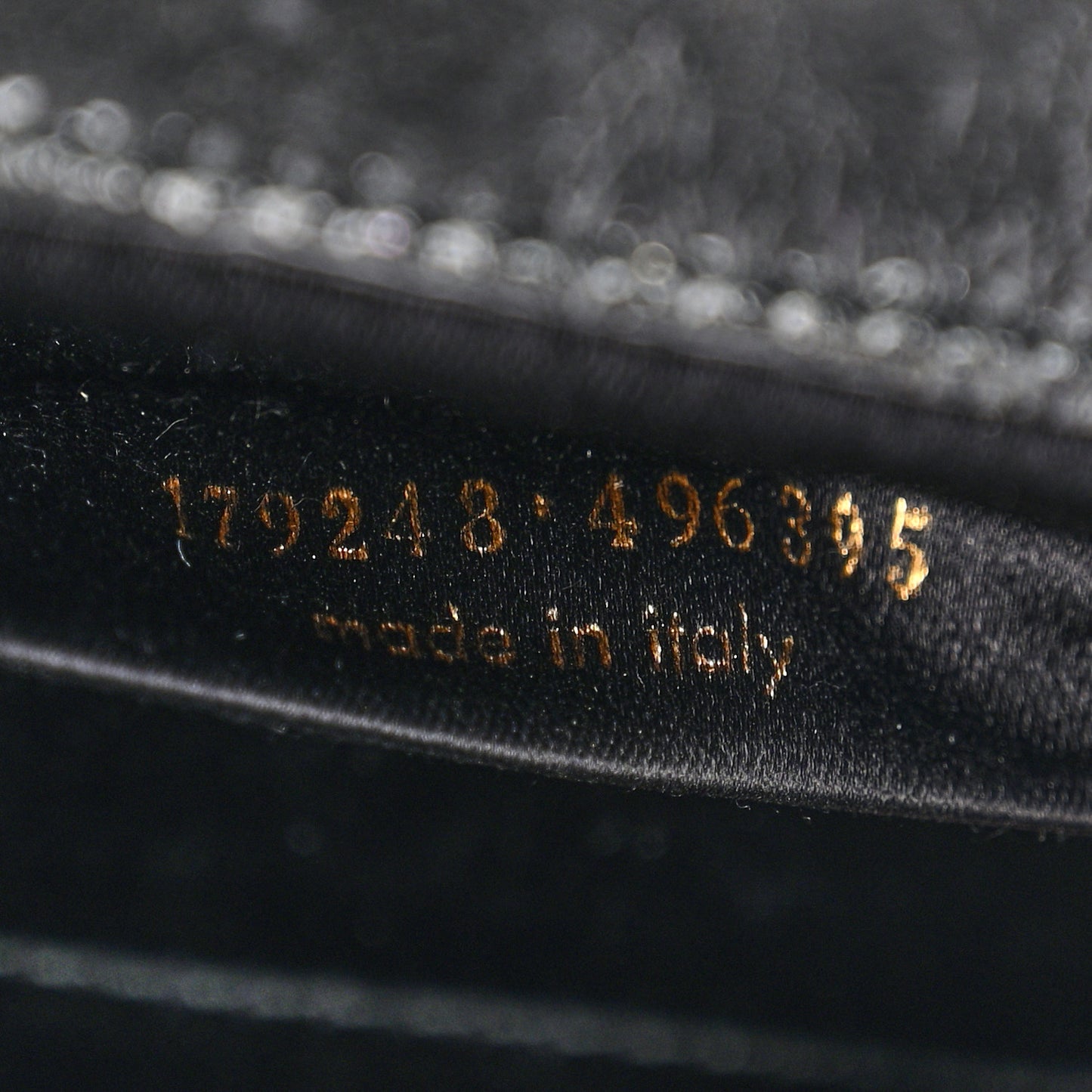 Textured Patent Monogram Small Belle De Jour Clutch Black