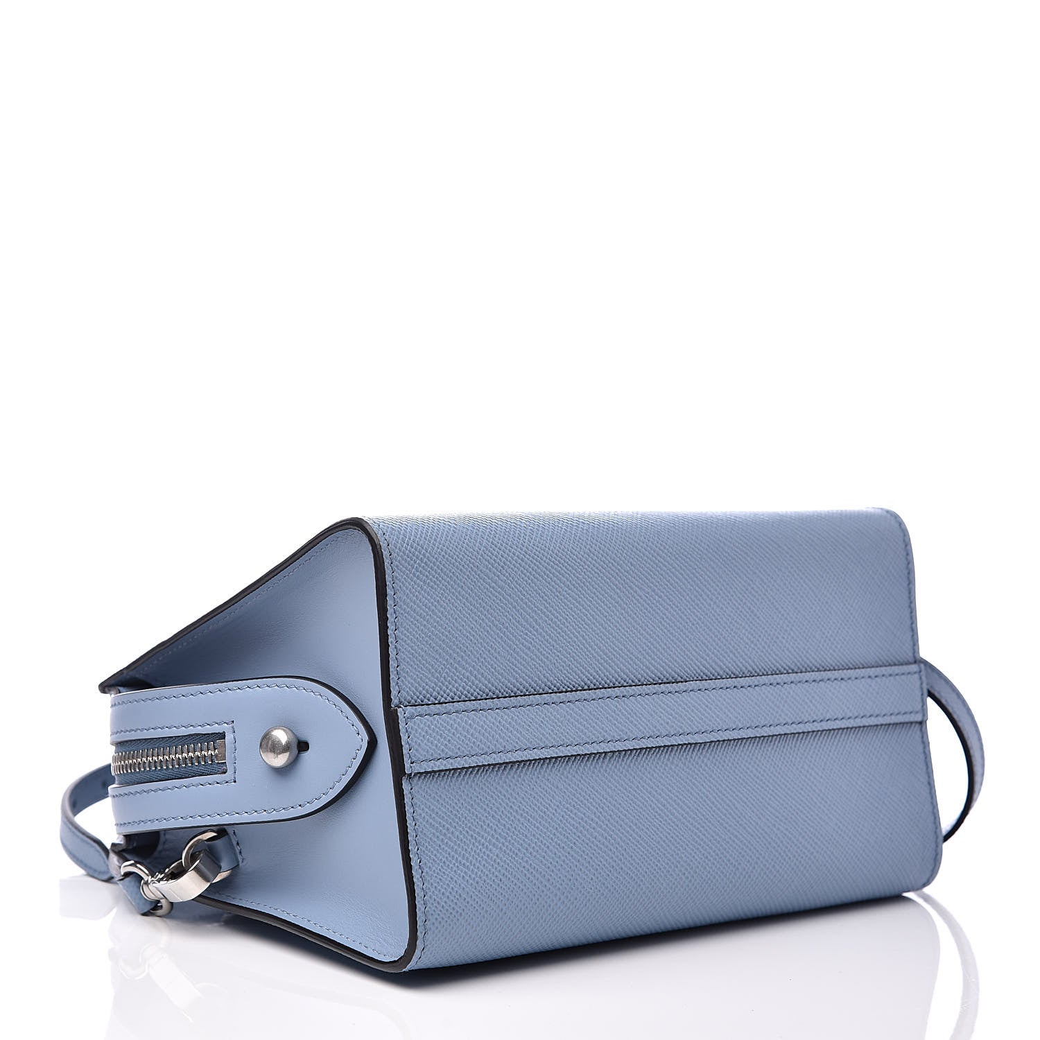 Prada Saffiano Cuir Calfskin Mini Monochrome Top Handle Tote Astrale 4 of 9