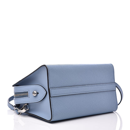 Prada Saffiano Cuir Calfskin Mini Monochrome Top Handle Tote Astrale 4 of 9
