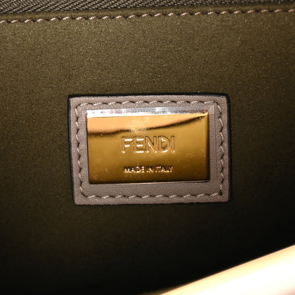 Fendi Vitello Seta Plexiglass Tortoise Medium Peekaboo Iconic Satchel Tortora 6 of 11