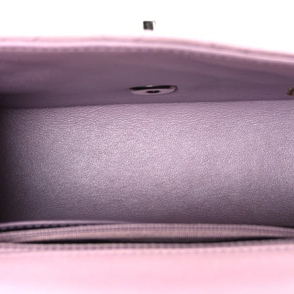 Chanel Lambskin Quilted Mini Square Flap Purple 5 of 10