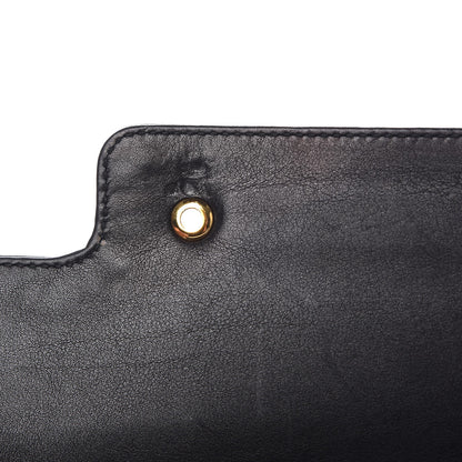 Gucci Suede Chain Clutch Black 8 of 9