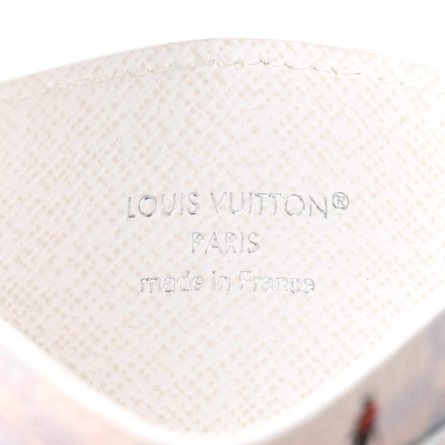 Monogram Sports Card Holder Ski White