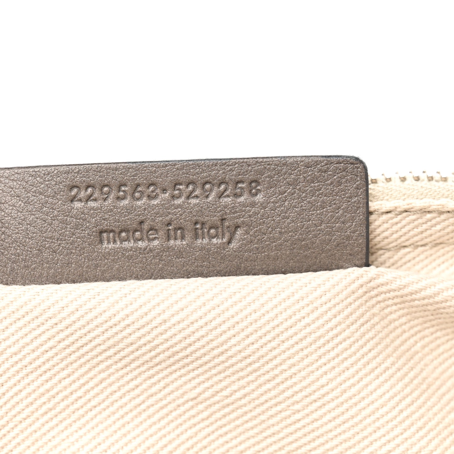 Calfskin Canvas Large Muse Two Grey