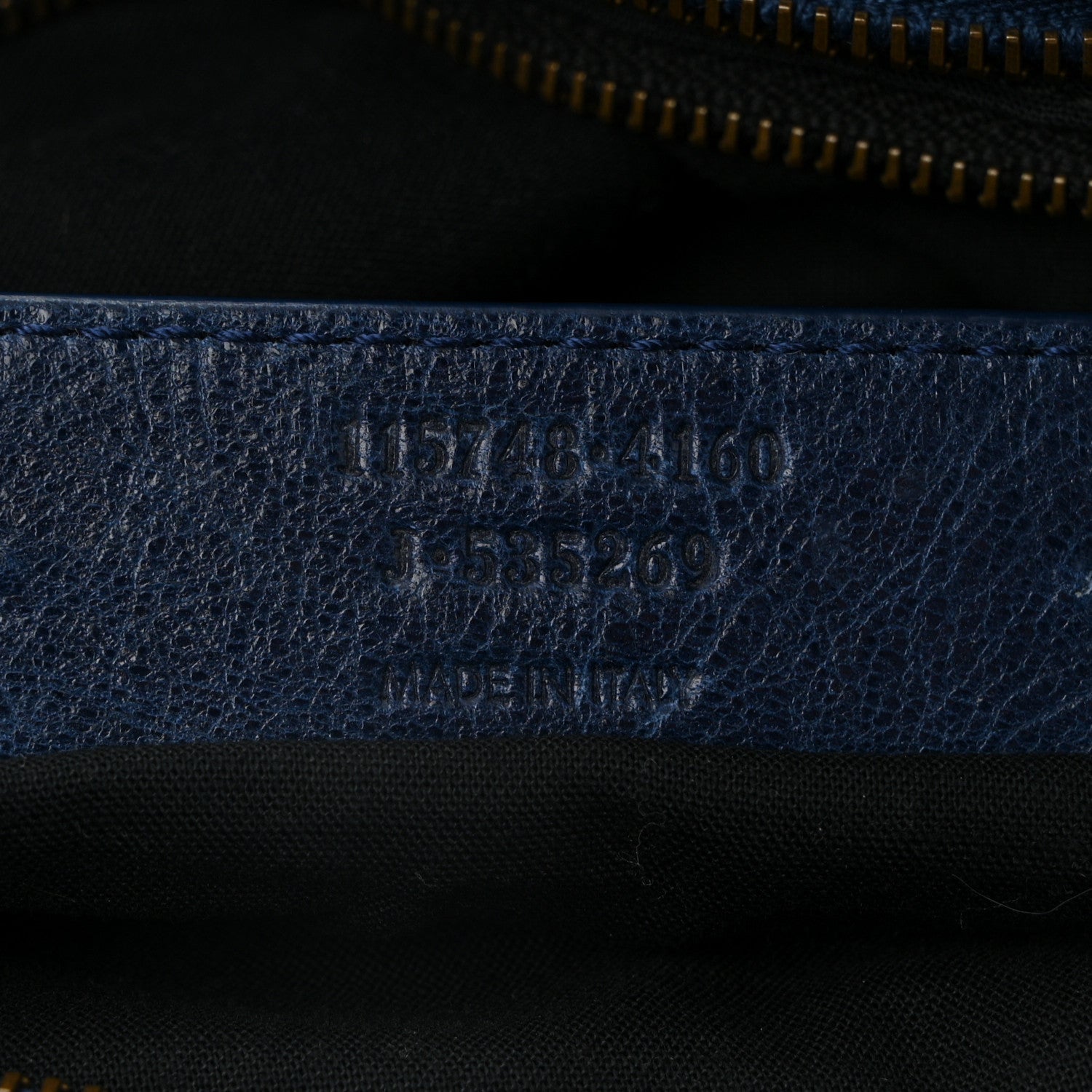 Balenciaga Agneau Classic Hardware City Bleu Mineral 8 of 14