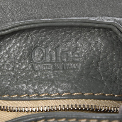 Chloe Calfskin Medium Paddington Satchel Gris Vert 6 of 14