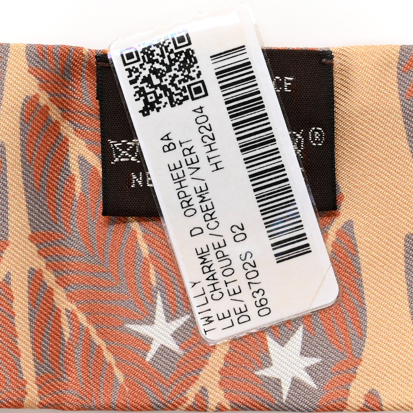 Silk Le Charme D Orphee Twilly Etoupe Creme Vert