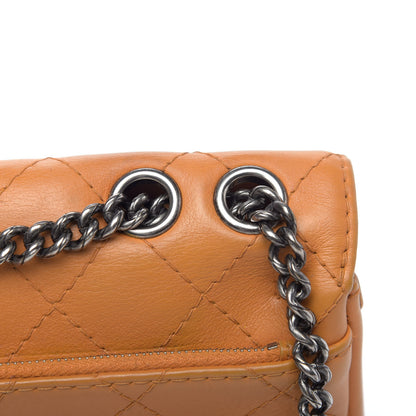 Chanel Calfskin Stitched Medium CC Sellier Flap Beige 13 of 16