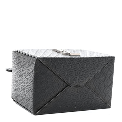Saint Laurent Calfskin Monogram Take Away Box Black 3 of 8