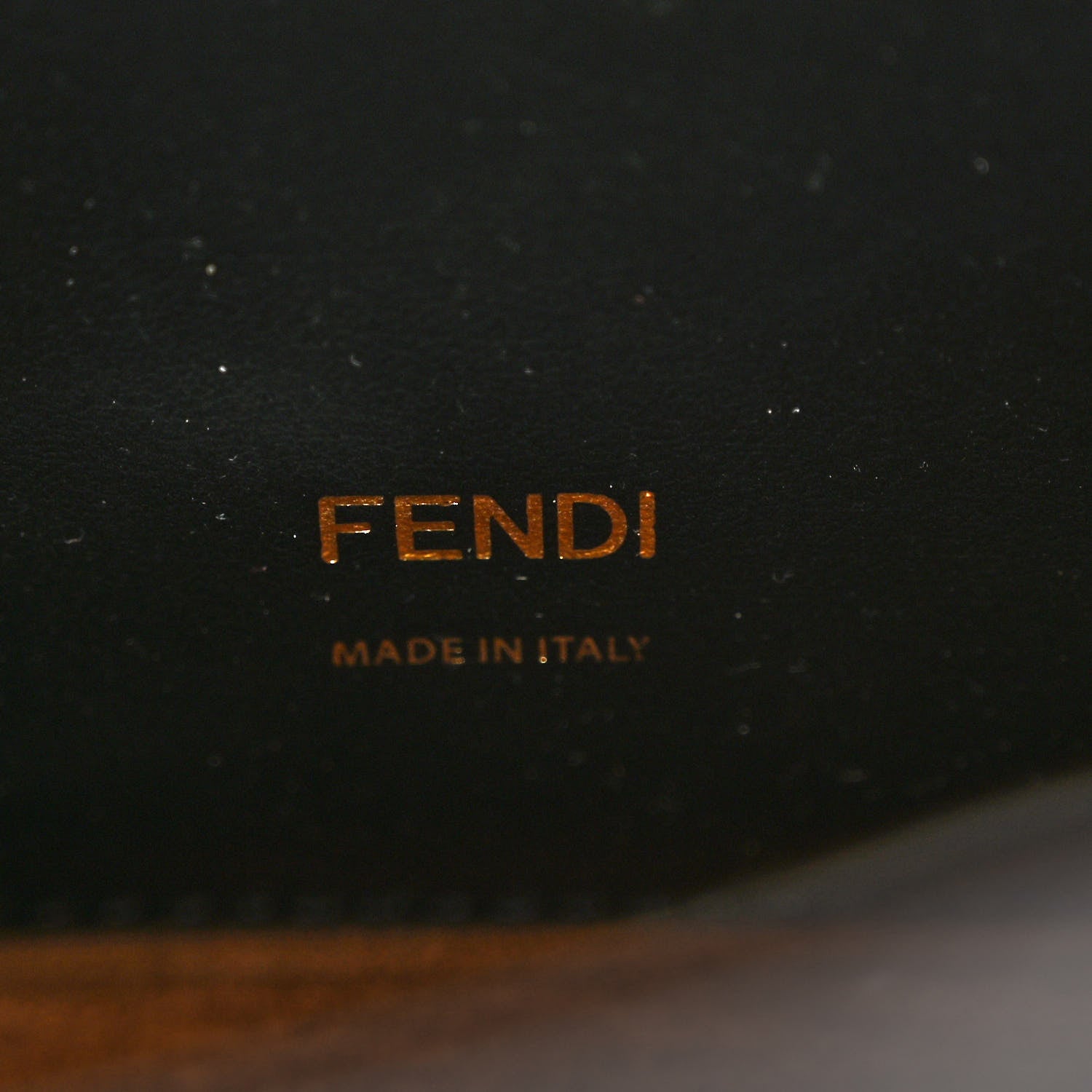 Fendi Agnello Old Shine Shearling F is Fendi Embossed Kan U Shoulder Bag Black Foresta 6 of 9