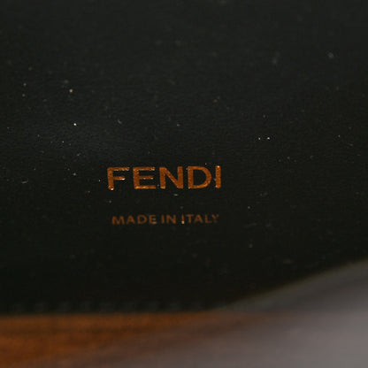 Fendi Agnello Old Shine Shearling F is Fendi Embossed Kan U Shoulder Bag Black Foresta 6 of 9