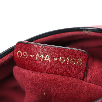 Christian Dior Calfskin Mini Saddle Bag Red 7 of 10