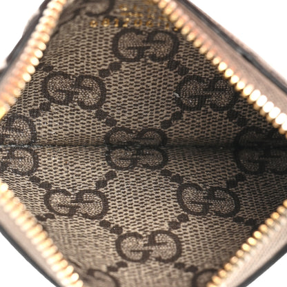 Gucci X BALENCIAGA GG Supreme Monogram Logo Card Case With Strap Beige Ebony 5 of 11