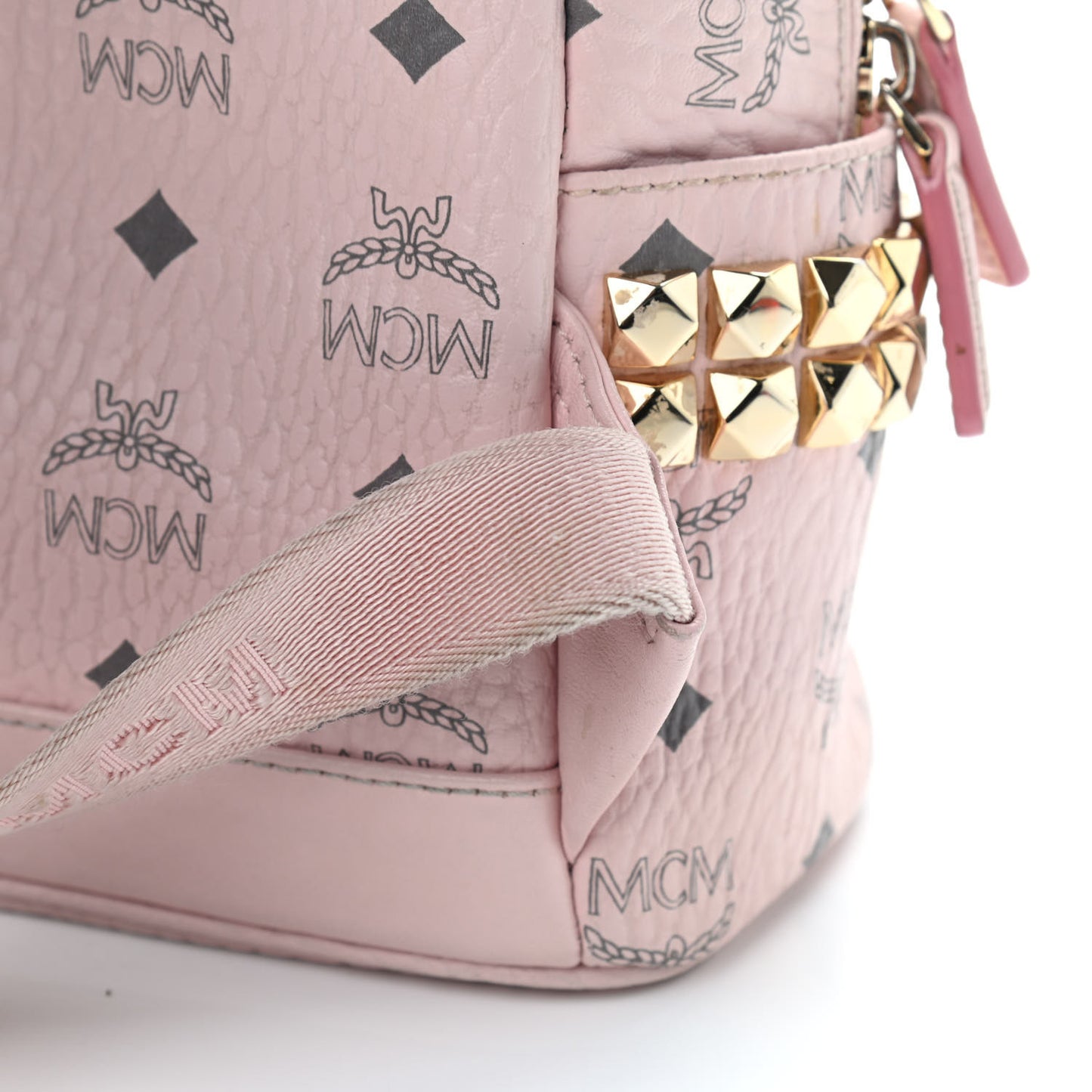 Visetos Side Stud Mini Stark Backpack Pink