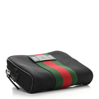 Gucci Canvas Web Slim Belt Bag Black 4 of 10