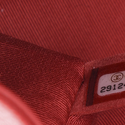 Chanel Caviar Quilted Medium Boy Flap Red 10 of 11