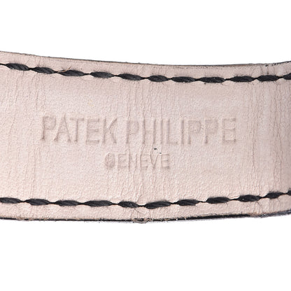 Patek Philippe Platinum Alligator 37mm Annual Calendar Moonphase Automatic Watch Black 5056P-001 6 of 12