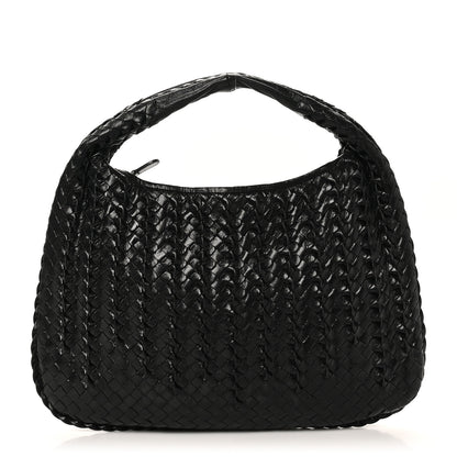 Bottega Veneta Nappa Intrecciato Medium Tornabuoni Hobo Black 1 of 9