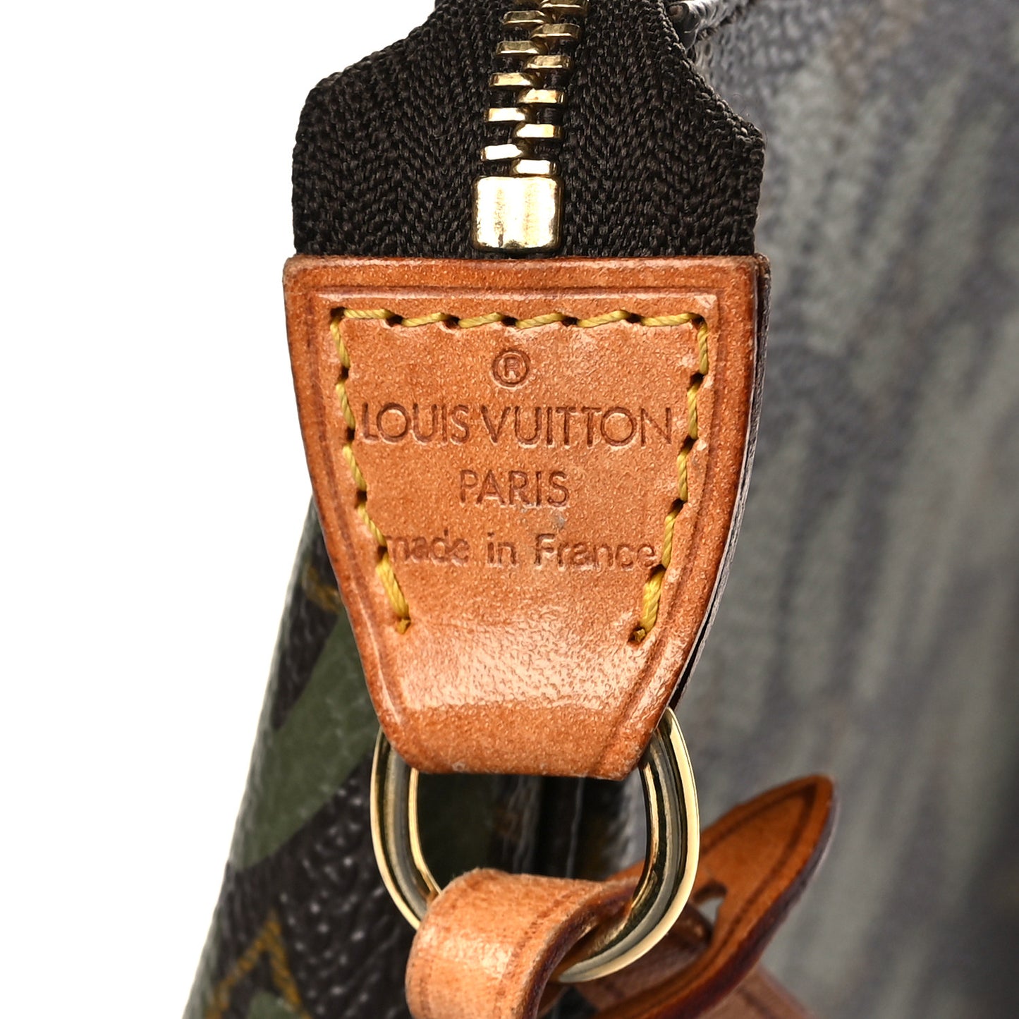 Monogram Graffiti Pochette Accessories Kaki