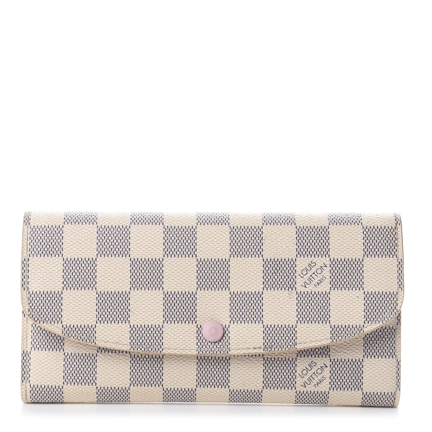 Damier Azur Emilie Wallet Rose Ballerine