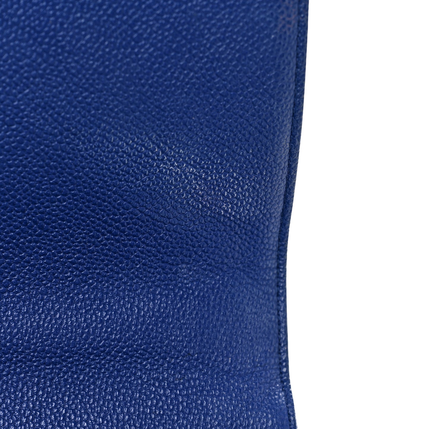 Grained Calfskin Medium Diorama Flap Bag Blue