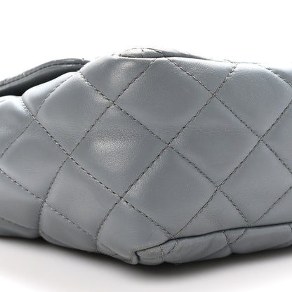 Chanel Lambskin Large Around Pockets Flap Dark Grey 9 of 10