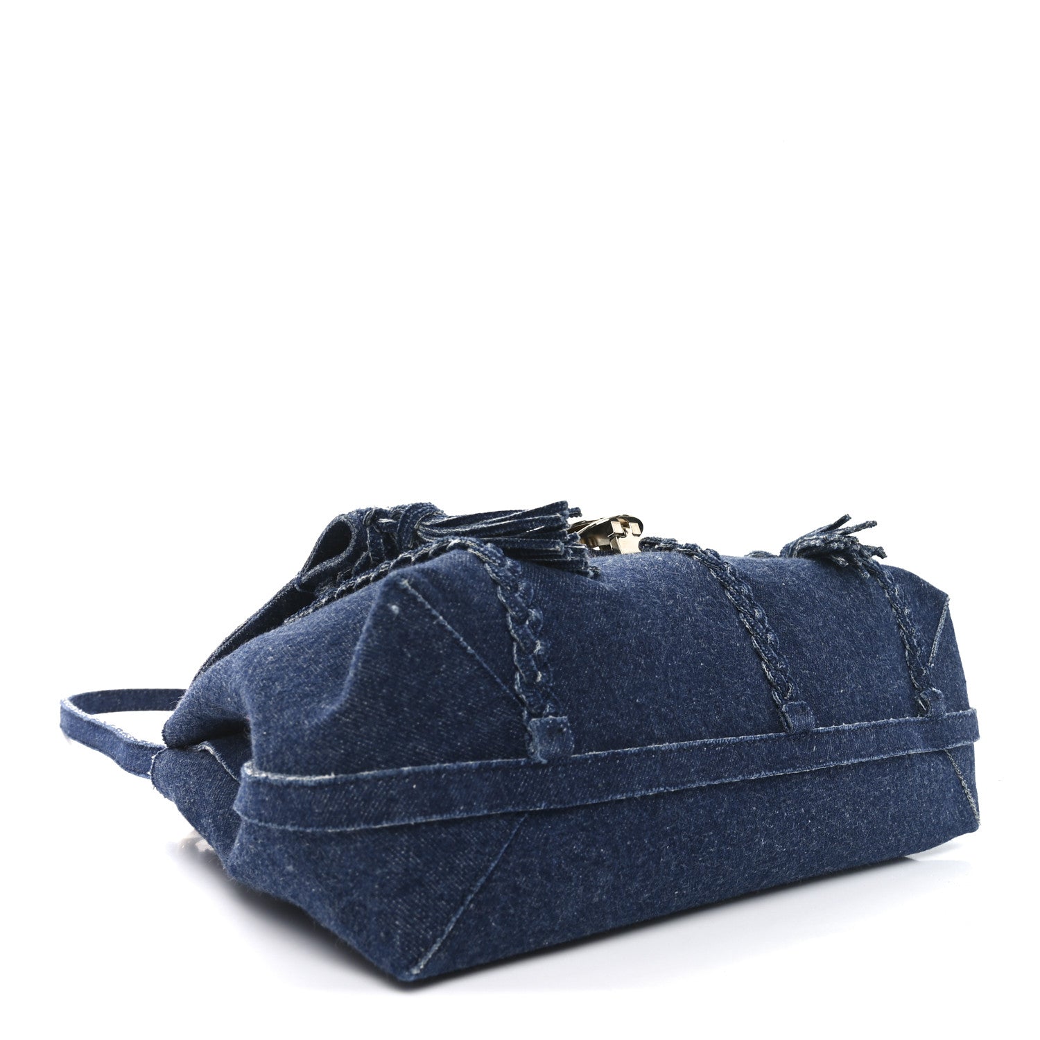 Chloe Denim Medium Penelope Shoulder Bag Blue 4 of 11