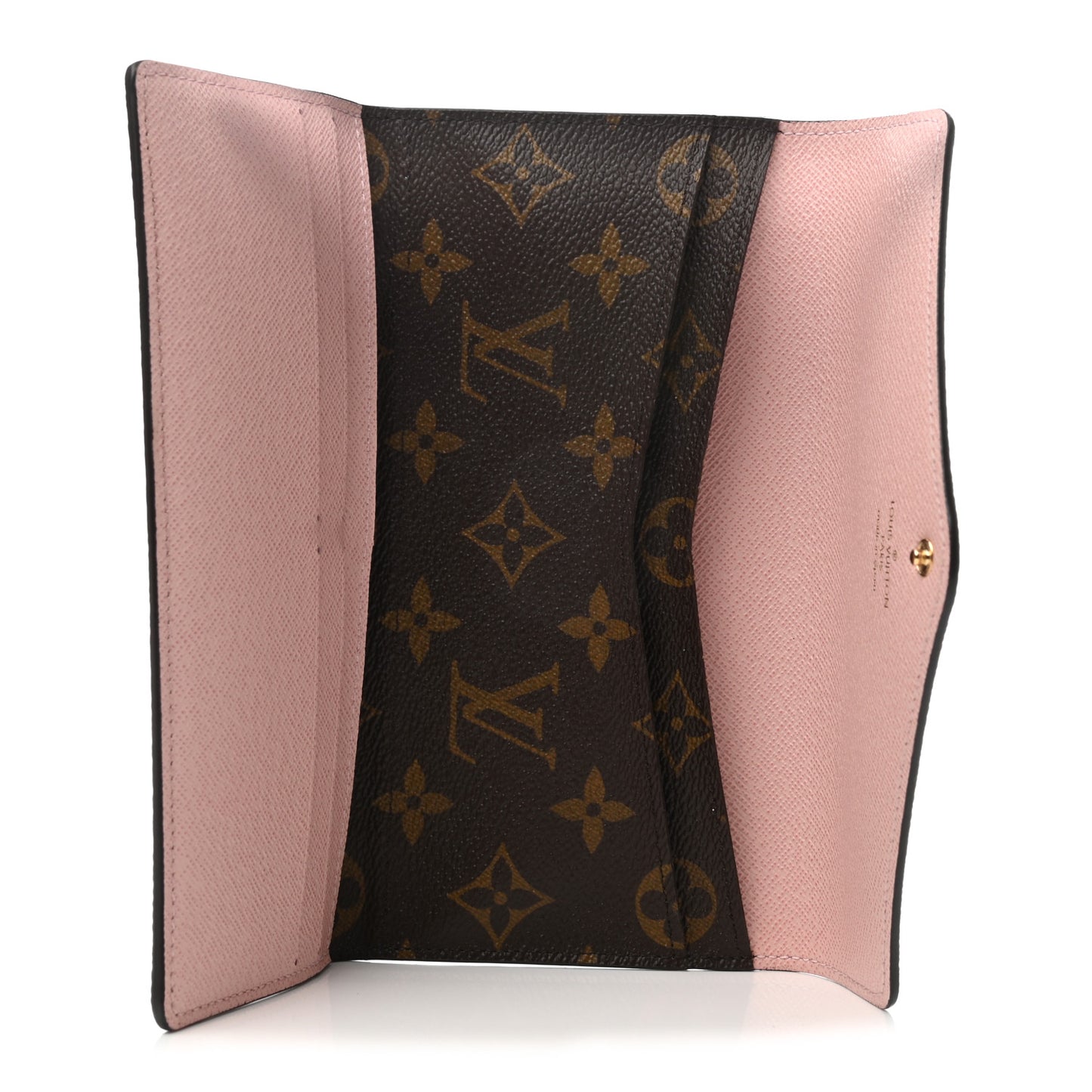 Monogram Josephine Wallet Rose Ballerine