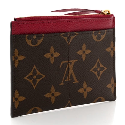 Louis Vuitton Monogram Zipped Card Holder Fuchsia 3 of 6