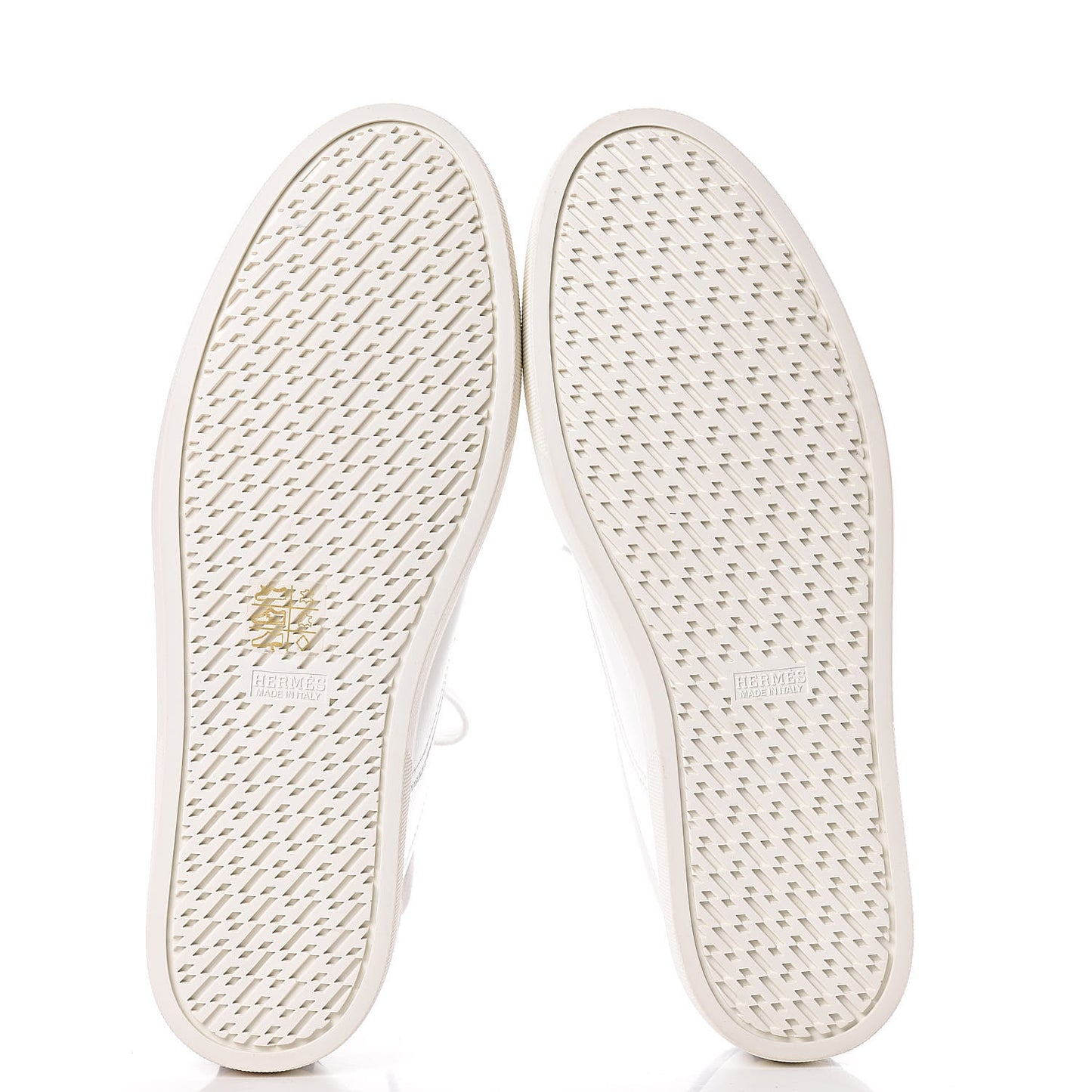 Calfskin Printed Mens Quicker Sneakers 43.5 White