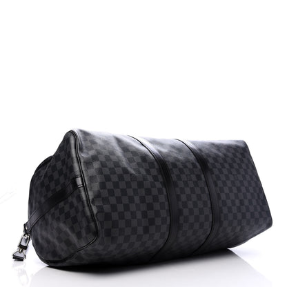 Louis Vuitton Damier Graphite Keepall Bandouliere 55 3 of 10