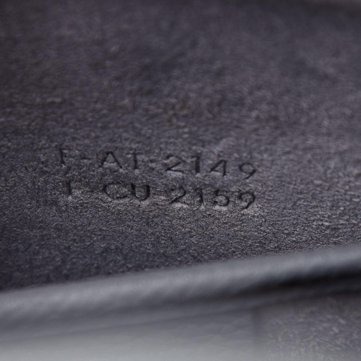 Baby Drummed Calfskin Nano Luggage Kohl