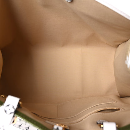 Louis Vuitton Monogram Giant Onthego GM Kaki Beige 5 of 9