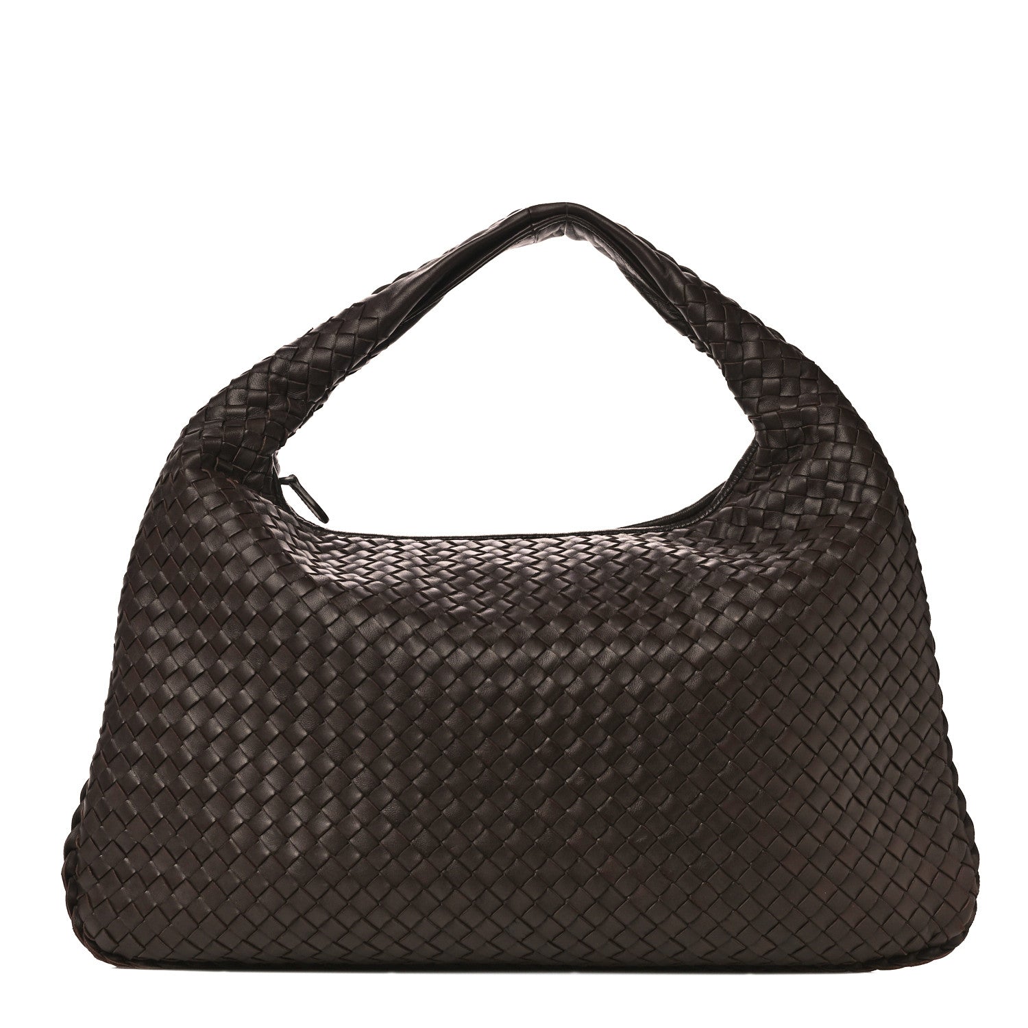 Bottega Veneta Nappa Intrecciato Large Veneta Hobo Ebano 1 of 10