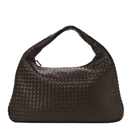 Bottega Veneta Nappa Intrecciato Large Veneta Hobo Ebano 1 of 10