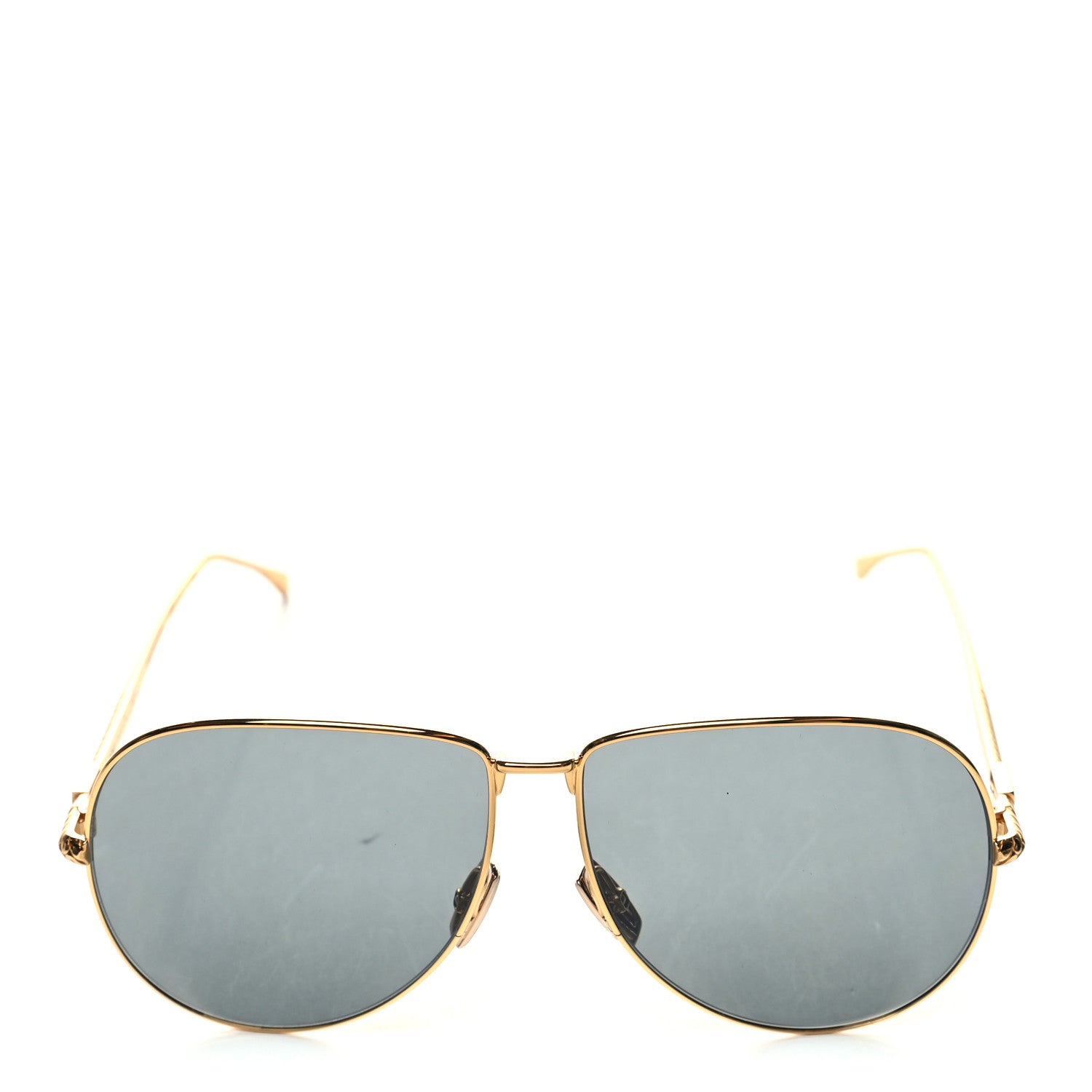 Fendi Metal Aviator Sunglasses FF 0437/S Gold 2 of 7