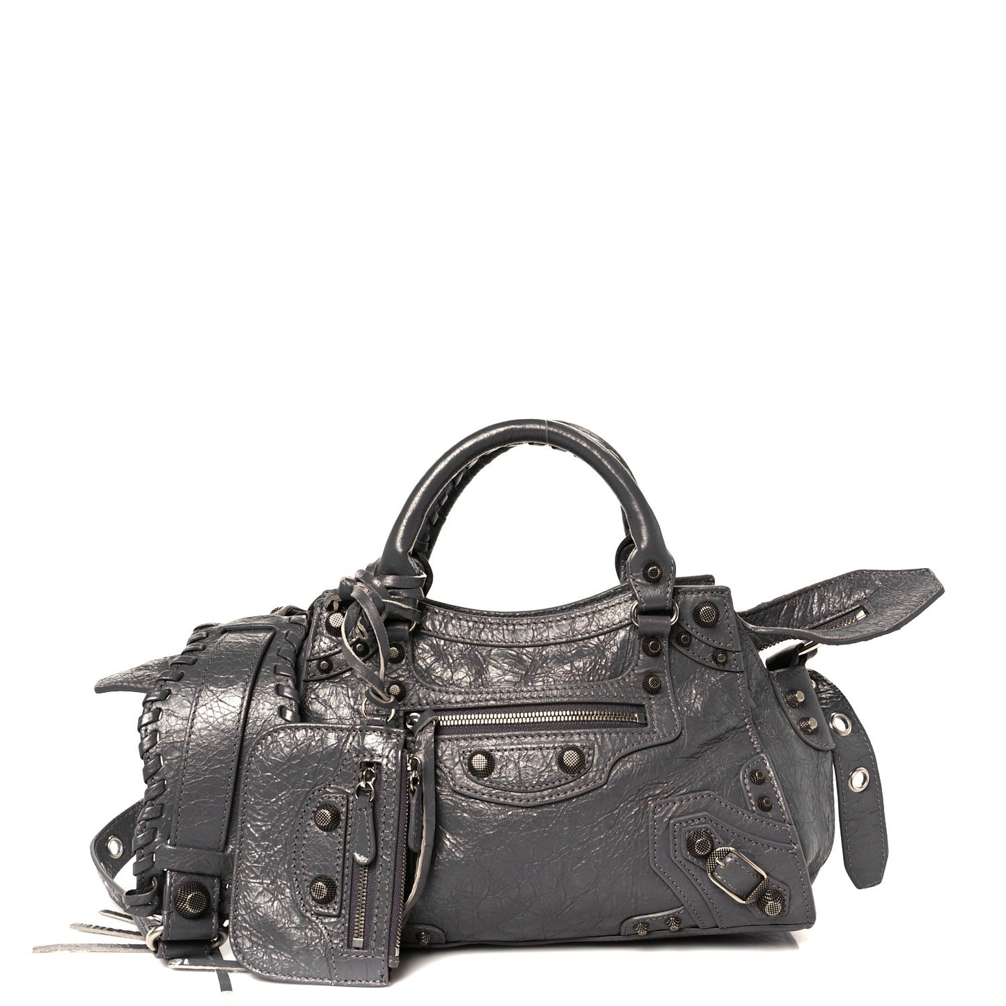 Agneau Arena Neo Cagole Handbag XS Dark Grey