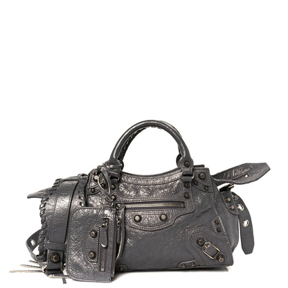 Balenciaga Agneau Arena Neo Cagole Handbag XS Dark Grey 1 of 11