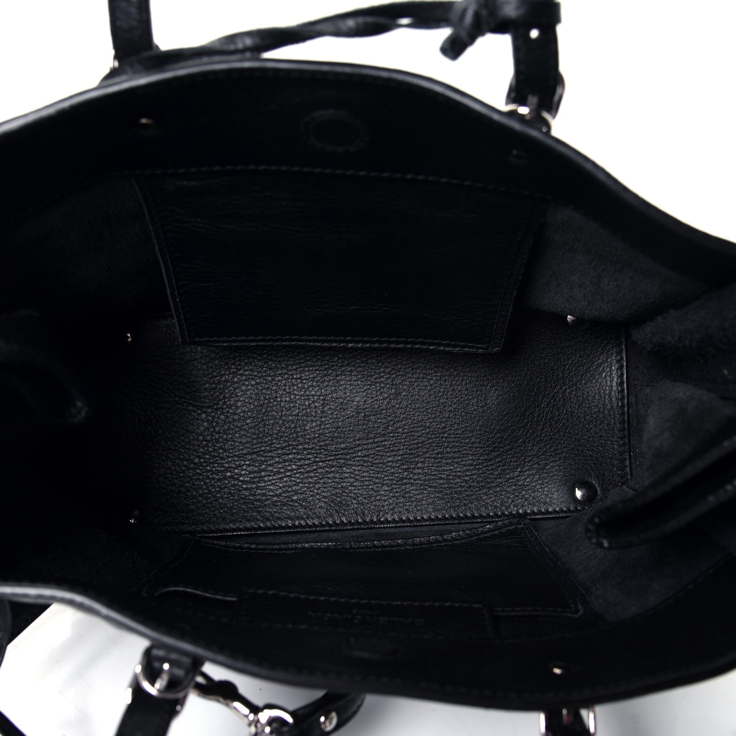 Veau Papier A6 Zip Around Tote Black