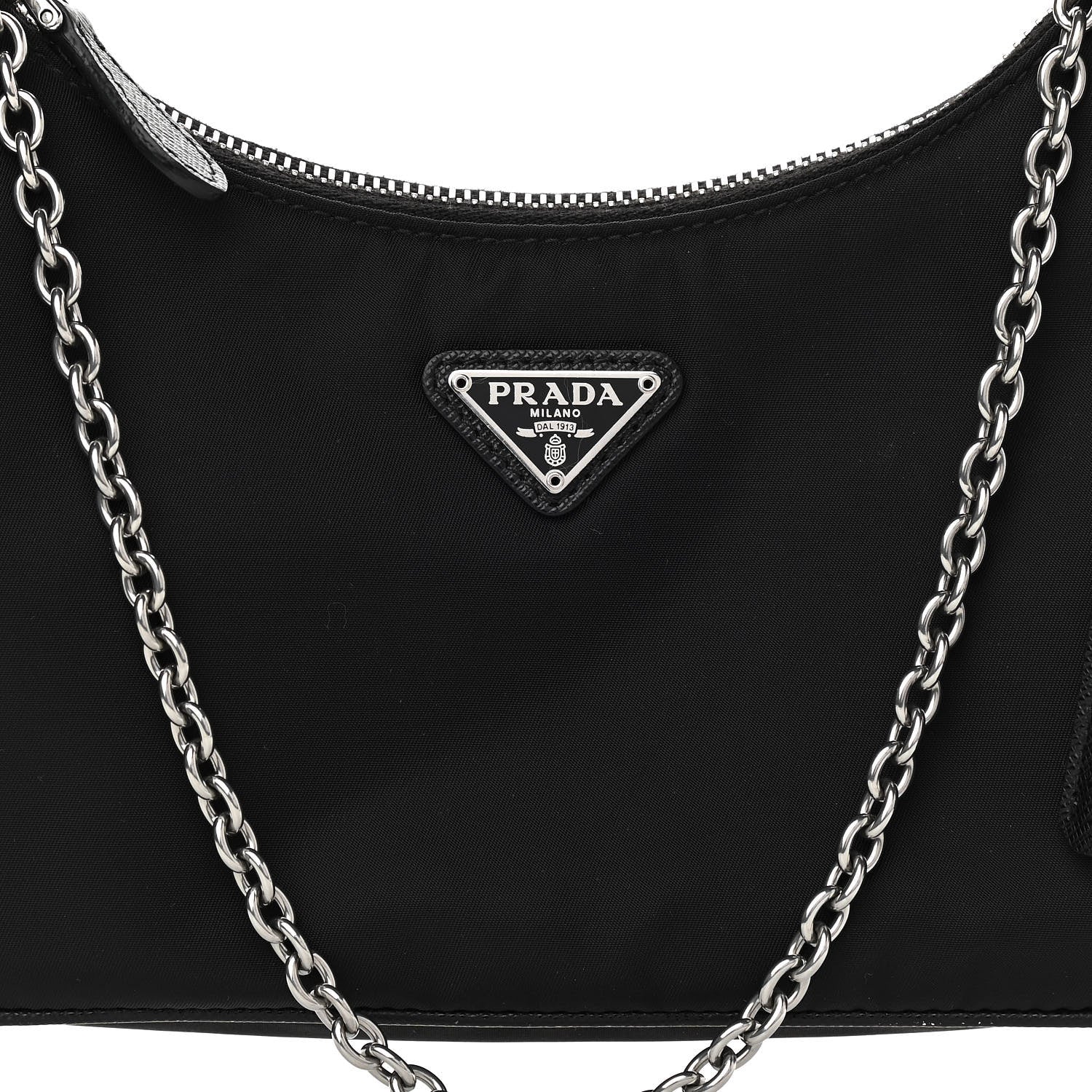 Prada Nylon Re-Edition 2005 Shoulder Bag Black 15 of 15