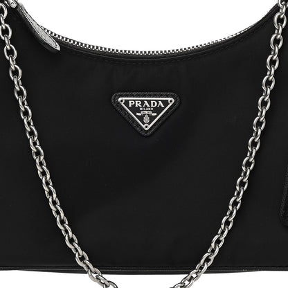 Prada Nylon Re-Edition 2005 Shoulder Bag Black 15 of 15