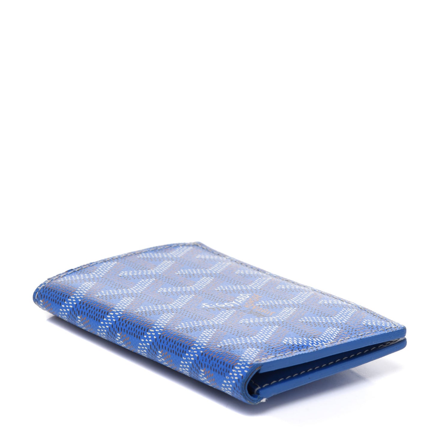 Goyardine Saint Pierre Card Holder Blue
