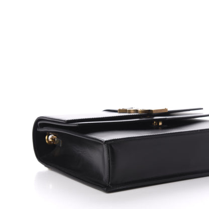 Saint Laurent Smooth Calfskin Monogram Medium Sulpice Shoulder Bag Black 6 of 12