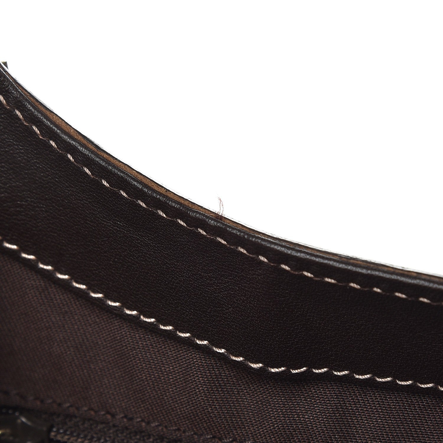 Gucci Monogram Large D Gold Hobo Dark Brown 8 of 11