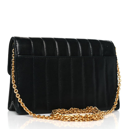 Chanel Lambskin Vertical Quilted Mini Flap Black 3 of 12