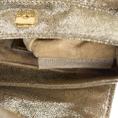 Fendi Metallic Nappa Mini Chef Shoulder Bag Gold 9 of 10